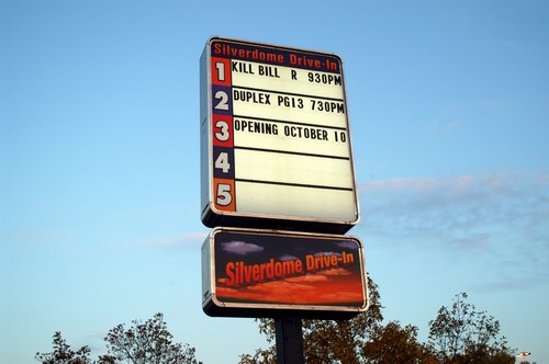 Silverdome Drive-In Theatre - Marquee